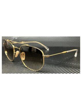New Undisclosed Men Gold Arista Sunglasses 57-20-145